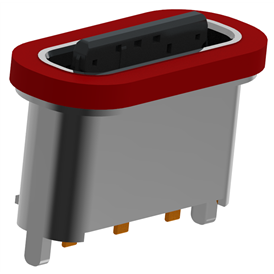 XB - type C 3P support de méduse anti - encastrement l = 7,15 mm (avec tôle d'acier) (boîtier en alliage de zinc)